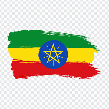 recommend clip art: Ethiopia Flag isolated. Flag of Ethiopia, brush stroke background. Flag Ethiopia on transparent background. Flag Federal Democratic Republic of Ethiopia  for your web site design, logo, app, UI. Stock