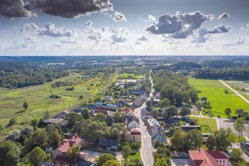 Tukums city in central Latvia.