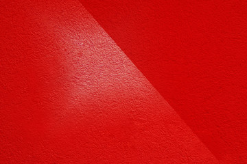 Cement Red plaster walls have rough surface. For texture background images