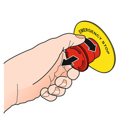 Not-Aus Entriegelung [coloriert]