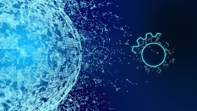 4k video animation modern engineering