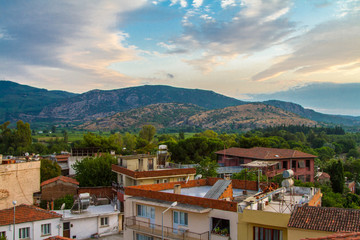 Fototapeta na wymiar Panorama of Selcuk, Izmir, Turkey