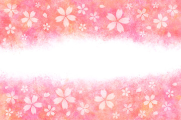 桜 花 春 正月 水彩 背景