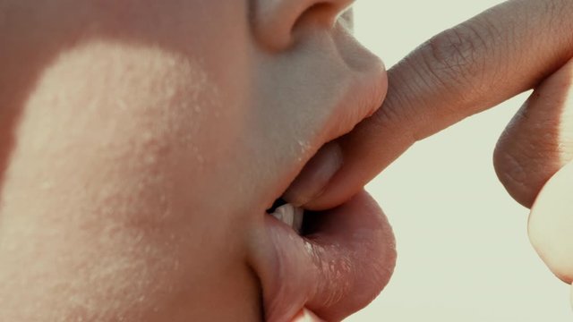 Wobbling Loose Baby Tooth
