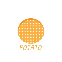 potato logo vector