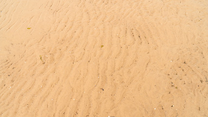 Fototapeta na wymiar yellow sand by the sea