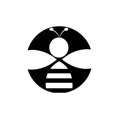 bee logo vector