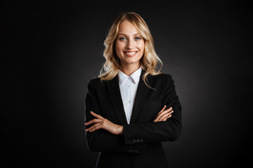 Portrait of a beautiful blonde haired business woman