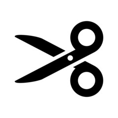 Scissors icon vector. tailor illustration symbol.