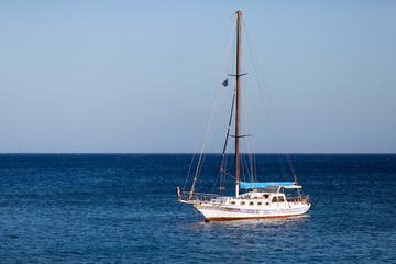 Fototapeta premium yacht on the sea