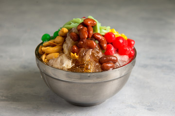 shaved ice dessert, malaysia style