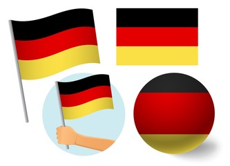 Germany flag icon set