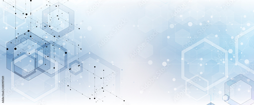 Sticker abstract tech background. futuristic technology interface