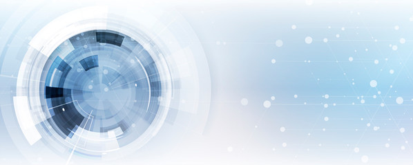 Abstract tech background. Futuristic technology interface