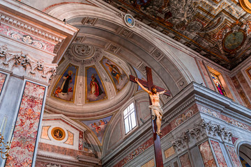 Obraz premium The cathedral of Sorrento campania, Italy