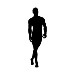 Standing Pose Man Silhouette