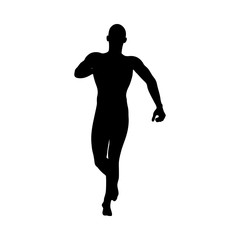 Standing Pose Man Silhouette