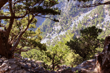 Samaria Gorge National Park, Crete, Greece.