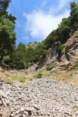 Samaria Gorge National Park, Crete, Greece.