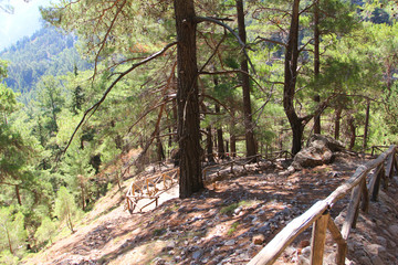 Samaria Gorge National Park, Crete, Greece.