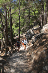 Samaria Gorge National Park, Crete, Greece.