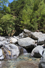 Samaria Gorge National Park, Crete, Greece.
