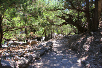 Samaria Gorge National Park, Crete, Greece.