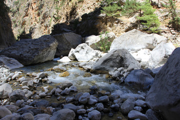 Samaria Gorge National Park, Crete, Greece.