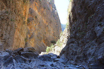 Samaria Gorge National Park, Crete, Greece.