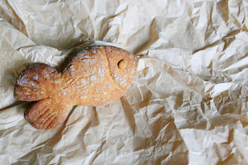 Obraz premium Fish made from dough