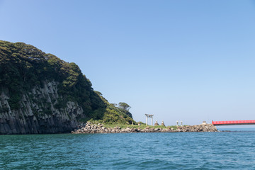 東尋坊 雄島の橋