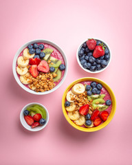 Healthy acai smoothie bowl