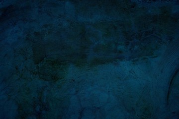 Blue Grunge Concrete Wall Texture Background.