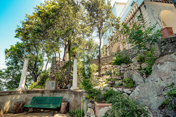Die berühmte Villa Lysis in Capri, Italien