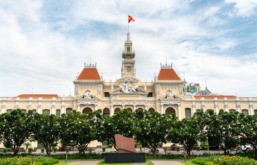 Saigon City Hall in Vietnam