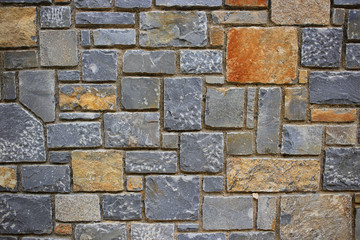 Obraz premium Stone wall texture background, facade