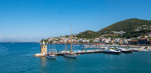 Panorama Hafen von Forio auf Ischia 