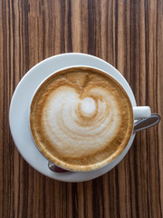 coffee cup latte art