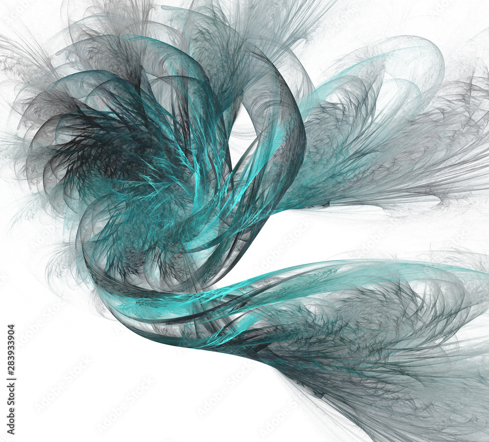 Poster an abstract computer generated modern fractal design. abstract fractal color texture. digital art. a