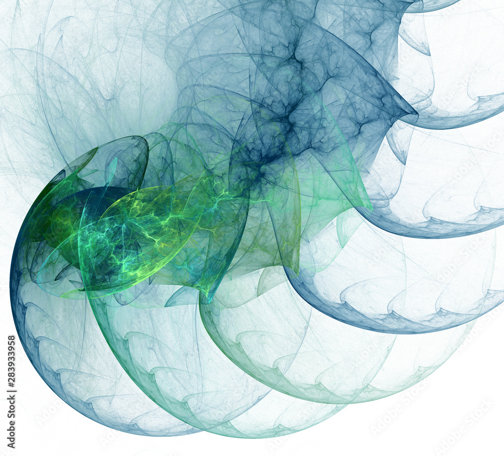 Poster an abstract computer generated modern fractal design. abstract fractal color texture. digital art. a