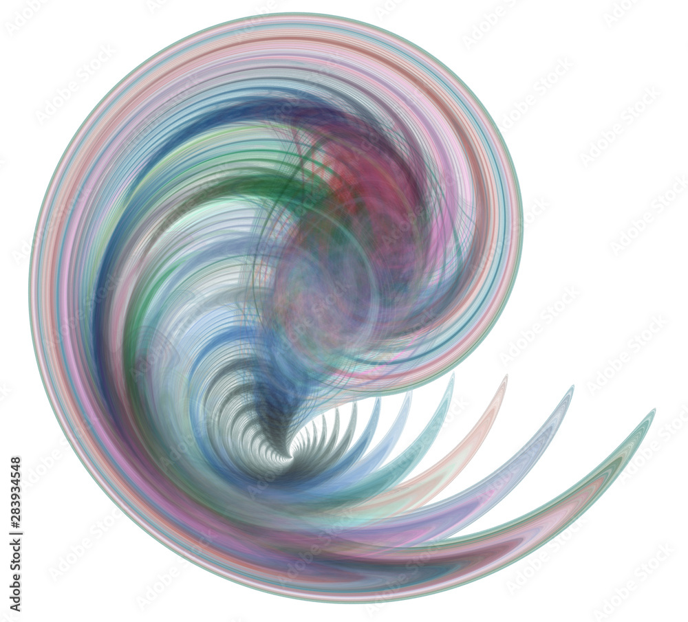 Poster an abstract computer generated modern fractal design. abstract fractal color texture. digital art. a