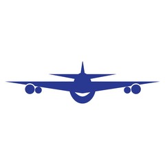 Airplane logo templat vector icon design