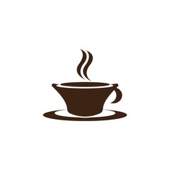 Coffee cup logo template vector icon design