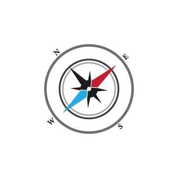 Compass logo template vector icon design
