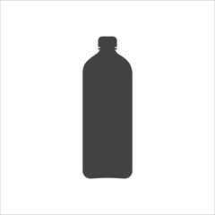 bottle icon symbol template black color editable. simple logo vector illustration for graphic and web design.
