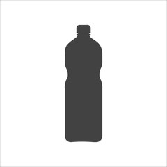 bottle icon symbol template black color editable. simple logo vector illustration for graphic and web design.