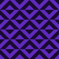 Geometric Architectural Purple Design Seamless Pattern