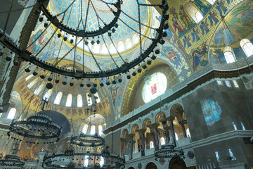 Marine Dom Sankt Nikolaus in Kronstadt bei Sankt Petersburg, Russland