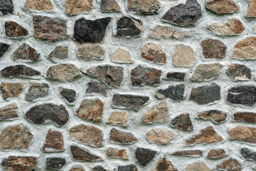 Background texture of stone wall, close up
