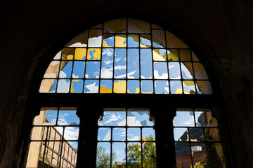 Urban exploration in an abandoned aluminum factory